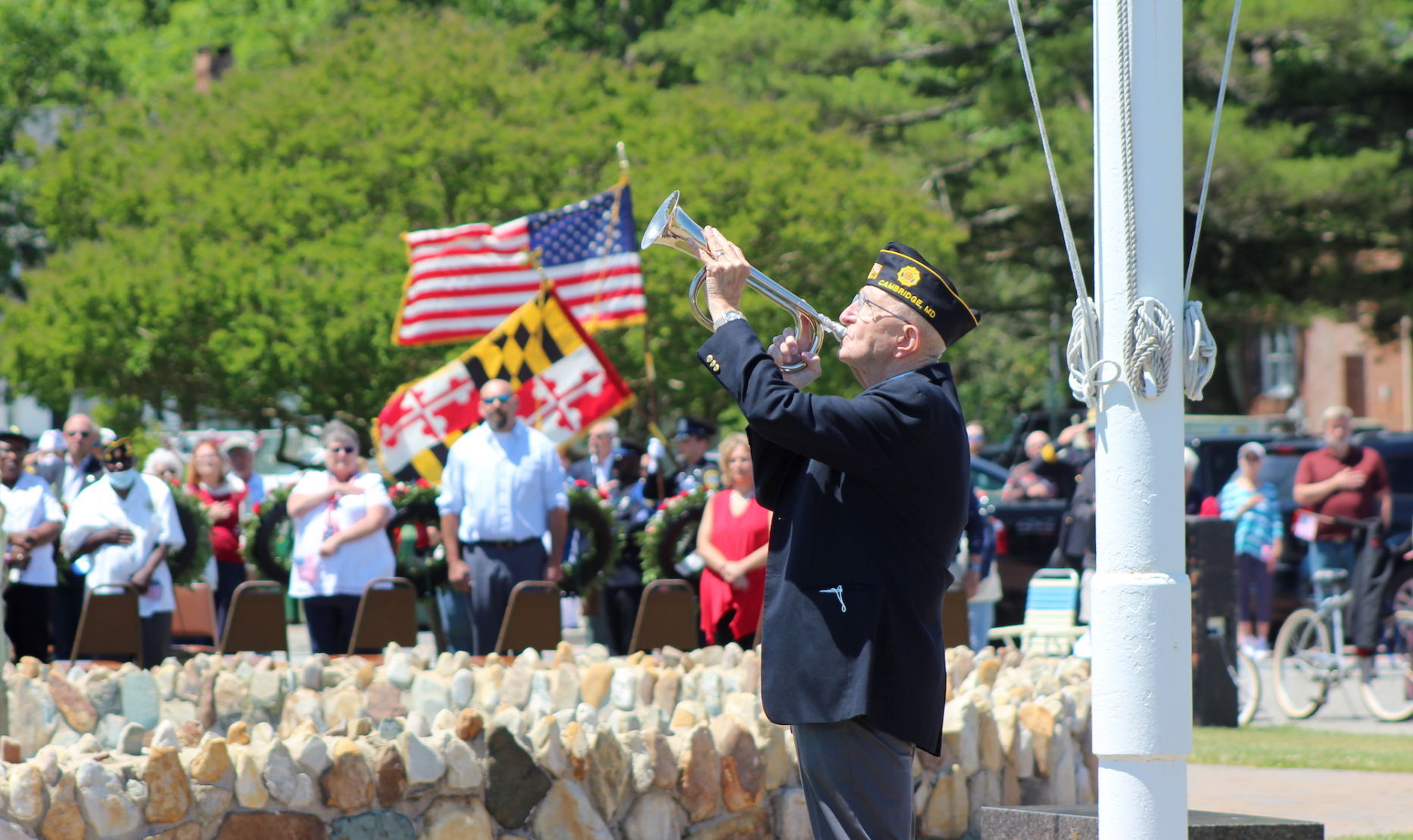 Memorial Day service at Long Wharf